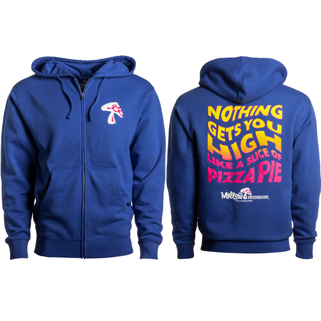 Nothing Gets You High Full Zip Hoodie - Mellow Mushroom Shop Retail
